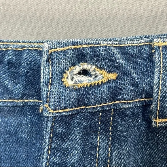 American Apparel Jeans Denim Mini Skirt, Fitted, Medium Wash - Size Medium - Picture 11 of 11